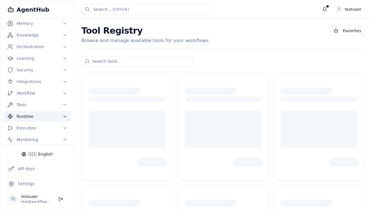 Tools Registry